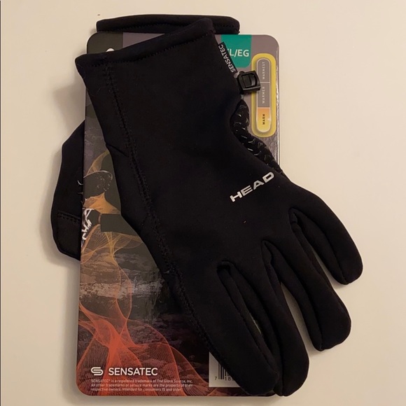 HEAD Mens Ultrafit Touchscreen Running Gloves HEAD Mens Ultrafit Touchscreen Running Gloves